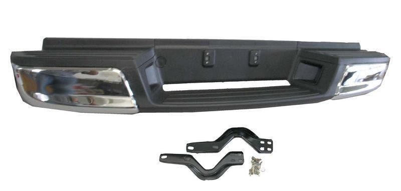 Rear Step Bar (Chrome with Brackets & Plastic Pad) Isuzu D - MAX TFR 2008 - 2012 IZDM - BAR - 109B - Sterling Parts - Grilles & Bumper Parts - Sterling Parts