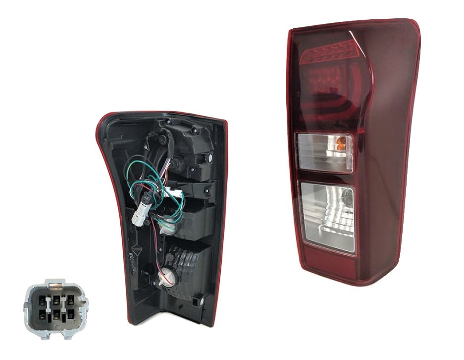 Tail Light (Tinted, RHS) Isuzu D - MAX 2016 - 2020 IZDM - TAL - 22R - Sterling Parts - Tail Lights - Sterling Parts