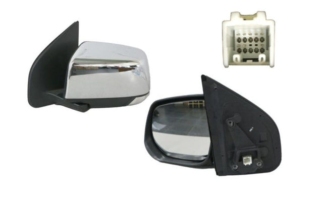 Electric Door Mirror (LHS, with Blinker Light and Folding) Isuzu MU-X RF 2017 - 2021 IZMU-DOM-10L - Sterling
