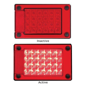 J3 Series Single Blister Includes Bracket - LED AutoLamps Stop Tail Lamp