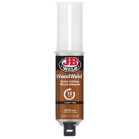 Wood Weld Epoxy Syringe 25ml Strong, Lasting Repairs - J-B Weld | Universal Auto Spares