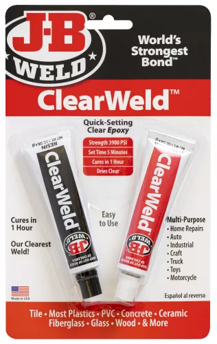 Clear Weld Twin Tube 57g - J-B Weld | Universal Auto Spares