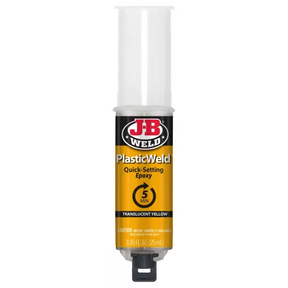 Plastic Weld Epoxy Syringe 25ml Strong, Lasting Repairs - J-B Weld