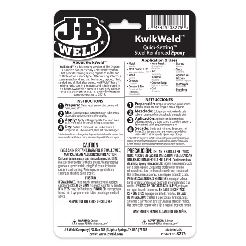 Kwik Weld Twin Tube 57g - J-B Weld | Universal Auto Spares