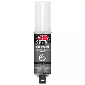 Steel Reinforced Epoxy Syringe 25ml Strong, Lasting Repairs - J-B Weld