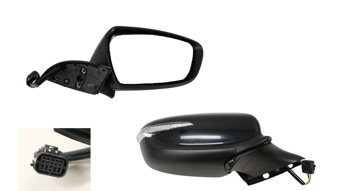 Door Mirror (RHS, Heated, with Blinker Light) Kia Cerato YD 2013 - 2016 KICT - DOM - 11R - Sterling Parts - Exterior Mirrors - Sterling Parts