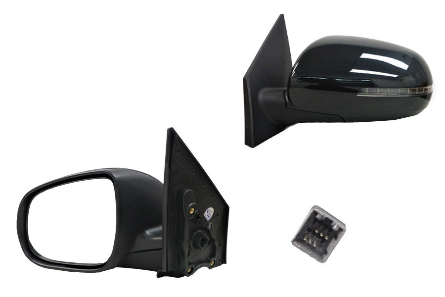 Door Mirror (LHS, Heated with Blinker Light) Kia Rio JB 2009 - 2011 KIRI - DOM - 05L - Sterling Parts - Exterior Mirrors - Sterling Parts