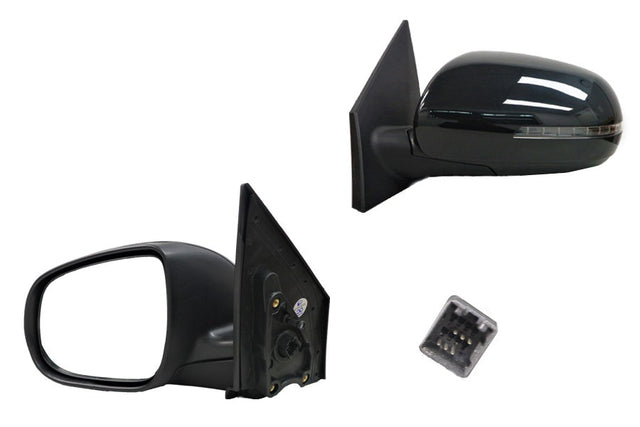 Door Mirror (LHS, Heated with Blinker Light) Kia Rio JB 2009 - 2011 KIRI - DOM - 05L - Sterling Parts - Exterior Mirrors - Sterling Parts