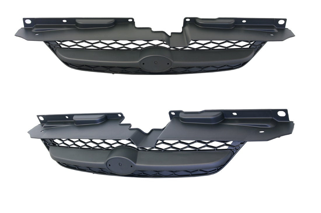 Front Grille (Black, With Logo Cutout) Kia Rio BC 2002 - 2005 KIRI - GRI - 11F - Sterling Parts - Grilles & Bumper Parts - Sterling Parts