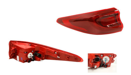 Tail Light (Outer, LHS, Non-LED) Kia Sportage QL Series 2 2018 - 2021 KISP-TAL-14L - Sterling Parts
