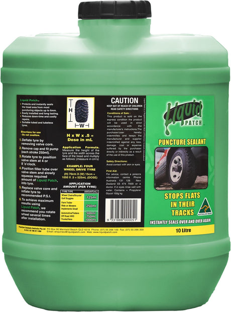 Patch Premium Tyre Puncture Sealant - ProKit 10L