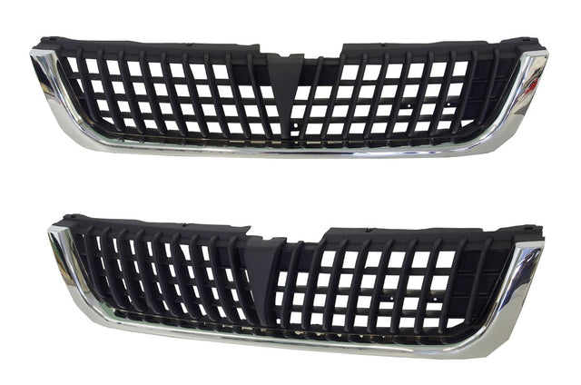 Front Grille (Black) Mitsubishi Challenger PA 1998 - 2000 MBCG - GRI - 25F - Sterling Parts - Grilles & Bumper Parts - Sterling Parts