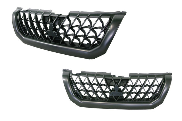 Front Grille (Black) Mitsubishi Challenger PA 2000 - 2004 MBCG - GRI - 30F - Sterling Parts - Grilles & Bumper Parts - Sterling Parts