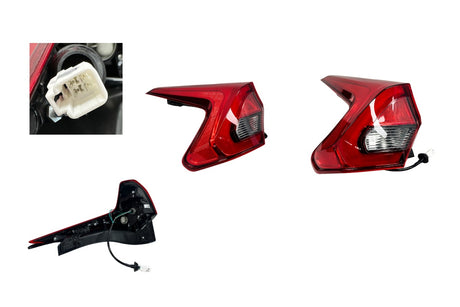 Tail Light (Outer, LHS) Mitsubishi Eclipse Cross YA 2017 - 2020 MBEC-TAL-01L - Sterling Parts