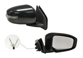 Door Mirror (RHS, with Folding and Blinker Light) Mitsubishi Lancer CJ/CF 2007 - 2017 MBLC - DOM - 61R - Sterling Parts - Exterior Mirrors - Sterling Parts