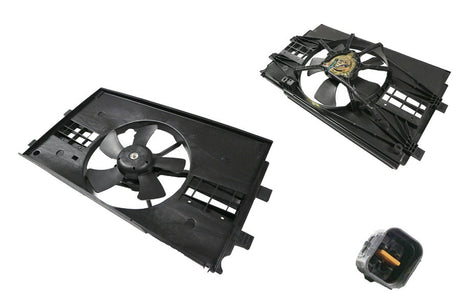 Radiator Fan (Single, Petrol, 4-Pin) Mitsubishi Lancer CJ/CF 2007 - 2017 MBLC-FNR-17F - Sterling Parts