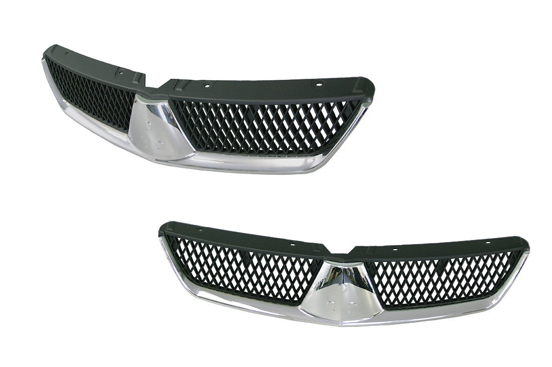 Front Grille (Black, Single Piece) Mitsubishi Lancer CS 2005 - 2007 MBLC - GRI - 79F - Sterling Parts - Grilles & Bumper Parts - Sterling Parts
