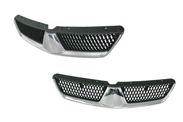 Front Grille (Black, Single Piece) Mitsubishi Lancer CS 2005 - 2007 MBLC - GRI - 79F - Sterling Parts - Grilles & Bumper Parts - Sterling Parts