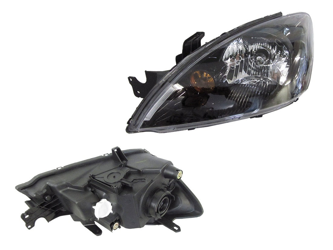 Headlight (LHS, Black VRX Style) Mitsubishi Lancer CH 2003 - 2007 MBLC - HEL - 48L - Sterling Parts - Headlight Assemblies - Sterling Parts