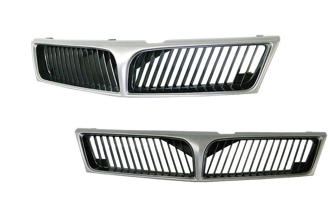 Front Grille (Silver, Grey) Mitsubishi Magna TE/TF 1996 - 1999 MBMN - GRI - 20F - Sterling Parts - Grilles & Bumper Parts - Sterling Parts