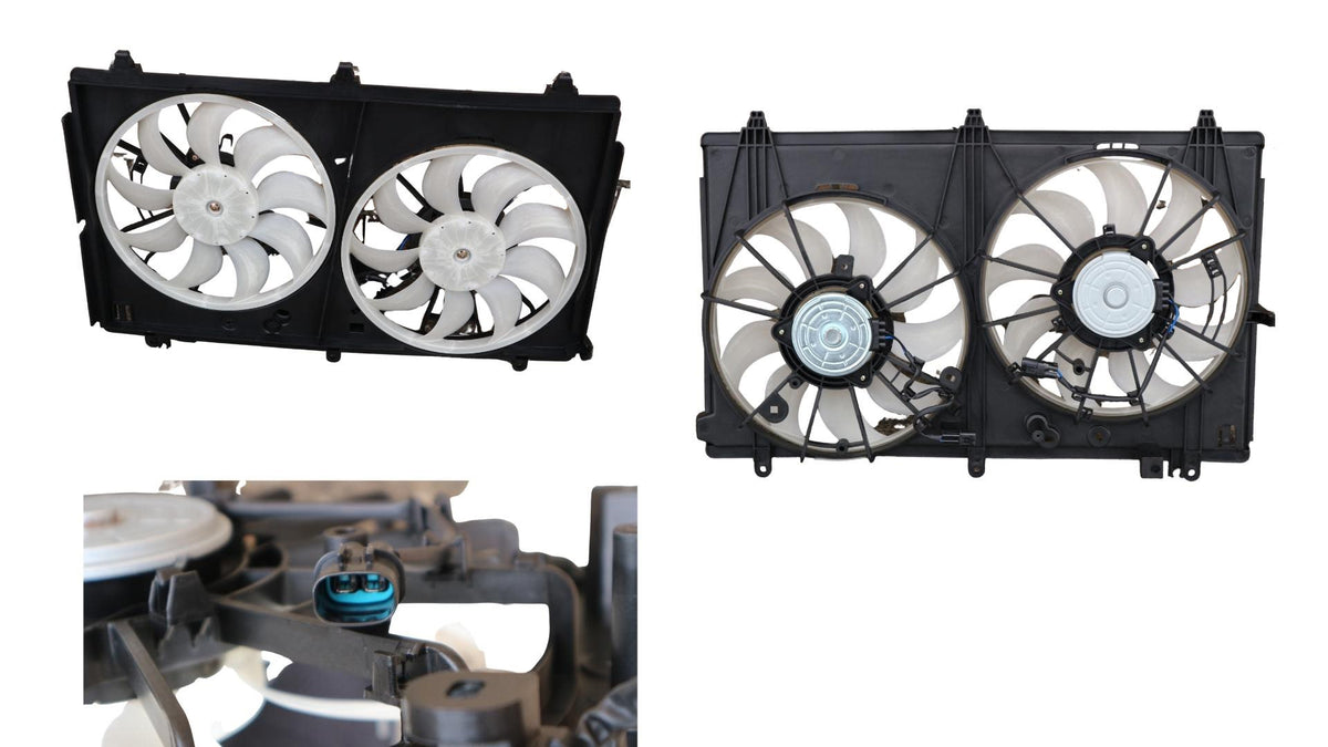 Radiator Fan (Dual Type) Mitsubishi Outlander ZJ/ZK/ZL 2012 - 2021 MBOL - FNR - 09F - Sterling Parts - Electric Cooling Fans - Sterling Parts
