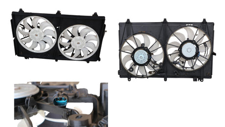 Radiator Fan (Dual Type) Mitsubishi Outlander ZJ/ZK/ZL 2012 - 2021 MBOL-FNR-09F - Sterling Parts
