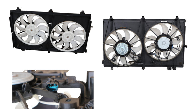 Radiator Fan (Dual, 2.2L Turbo Diesel) Mitsubishi Outlander ZJ/ZK/ZL 2012 - 2021 MBOL - FNR - 12F - Sterling Parts - Electric Cooling Fans - Sterling Parts