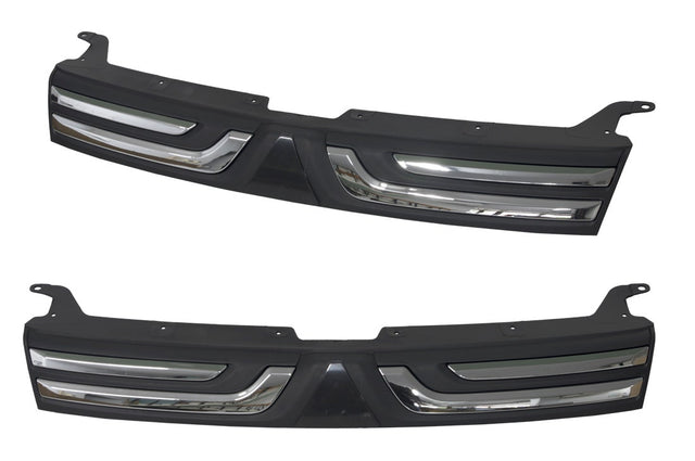 Front Grille (Black & Chrome) Mitsubishi Outlander ZJ 2012 - 2014 MBOL - GRI - 14F - Sterling Parts - Grilles & Bumper Parts - Sterling Parts