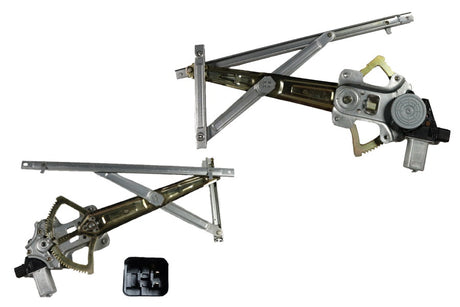 Front Window Regulator RHS (2-Pin, With Motor) Mitsubishi Outlander ZG/ZH 11/2006 - 10/2012 MBOL-WIR-04R - Sterling Parts