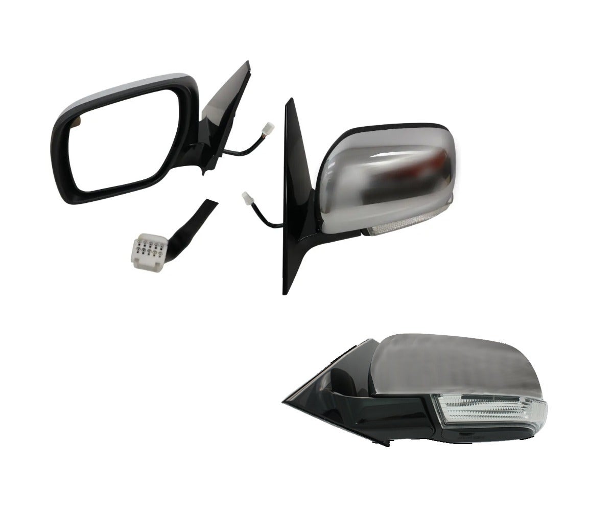 Door Mirror (LHS with Folding and Blinker Light) Mitsubishi Pajero NS/NT/NW/NX 2006 - 2021 MBPJ - DOM - 74L - Sterling Parts - Exterior Mirrors - Sterling Parts