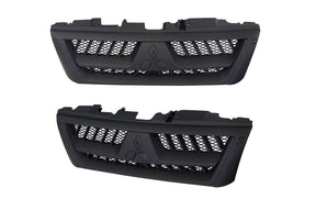 Front Grille (Silver Grey, Chrome Mould at Bottom) Mitsubishi Pajero NP 2002 - 2006 MBPJ - GRI - 33F - Sterling Parts - Grilles & Bumper Parts - Sterling Parts