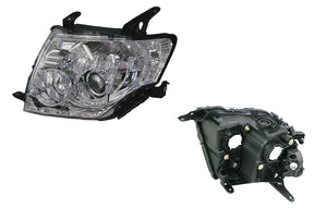 Headlight (Halogen, LHS, Manual Adjuster) Mitsubishi Pajero NS/NT/NW/NX 2006 - 2021 MBPJ - HEL - 95L - Sterling Parts - Headlight Assemblies - Sterling Parts