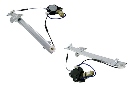 Front Window Regulator LHS (With Motor) Mitsubishi Pajero NH/NJ/NK/NL 05/1991 - 04/2000 MBPJ-WIR-05L - Sterling Parts