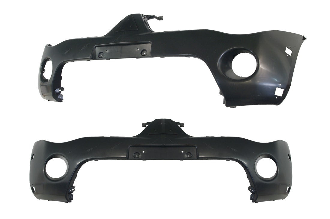Front Upper Bar Cover (Flare Holes, 2pcs Grille Type) Mitsubishi Triton ML 2006 - 2009 MBTT - BAR - 43F - Sterling Parts - Grilles & Bumper Parts - Sterling Parts