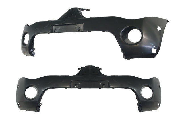 Front Upper Bar Cover (Flare Holes, 2pcs Grille Type) Mitsubishi Triton ML 2006 - 2009 MBTT - BAR - 43F - Sterling Parts - Grilles & Bumper Parts - Sterling Parts