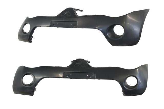 Front Upper Bumper Bar Cover (No Flare Holes, 2PC Grille) Mitsubishi Triton ML 2006 - 2009 MBTT - BAR - 44F - Sterling Parts - Grilles & Bumper Parts - Sterling Parts