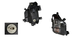 Fog Light (RHS, 2 Section, No DRL) Mitsubishi Triton MR 2018 - 2023 MBTT - FOL - 19R - Sterling Parts - Fog Lights - Sterling Parts