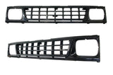 Front Grille (Square, Black) Mitsubishi Triton MG/MH 1989 - 1992 MBTT - GRI - 44F - Sterling Parts - Grilles & Bumper Parts - Sterling Parts