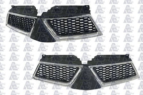 Front Grille (Chrome/Black Honeycomb) Mitsubishi Triton MN 2009 - 2015 MBTT - GRI - 58F - Sterling Parts - Grilles & Bumper Parts - Sterling Parts