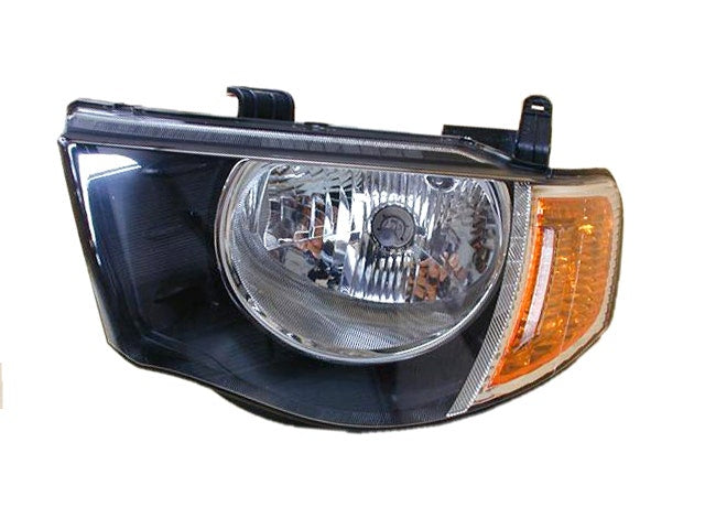Headlight (LHS, with Amber Blinker) Mitsubishi Triton ML 2006 - 2009 MBTT - HEL - 18L - Sterling Parts - Headlight Assemblies - Sterling Parts