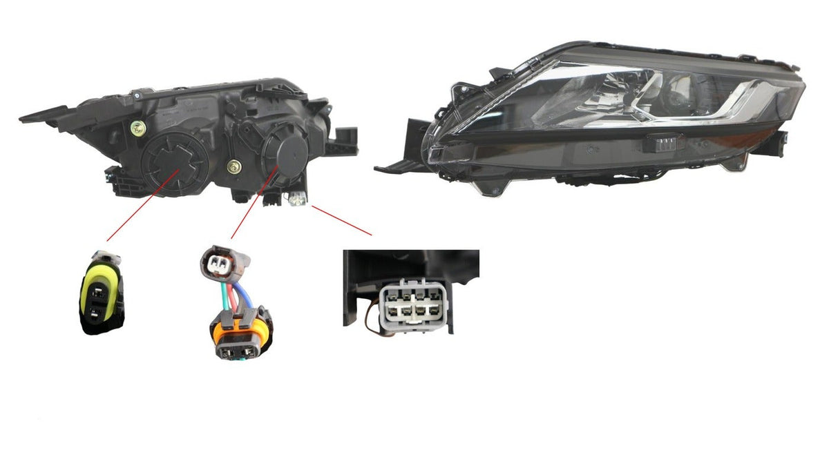 Headlight (LHS, Halogen H11/HB3, Non - LED) Mitsubishi Triton MR 2018 - 2023 MBTT - HEL - 25L - Sterling Parts - Headlight Assemblies - Sterling Parts