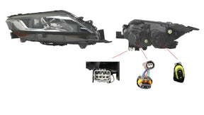 Headlight (Halogen H11/HB3, RHS) Mitsubishi Triton MR 2018 - 2023 MBTT - HEL - 25R - Sterling Parts - Headlight Assemblies - Sterling Parts