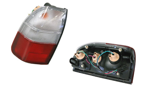 Tail Light (LHS, Clear/Red Lens) Mitsubishi Triton MK 2001 - 2006 MBTT-TAL-64L - Sterling Parts