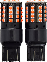 2pc LED Globes T20 W3 x 16D (7440) Red - Motolite