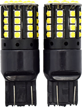 2pc LED Globes T20 W3 x 16D (7440) White - Motolite | Universal Auto Spares