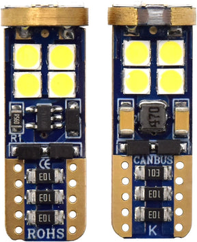 2pc LED Globes T10 W2.1 x 9.5D (501) White - Motolite | Universal Auto Spares