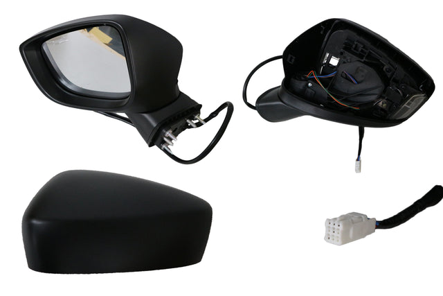 Electric Door Mirror (LHS, with LED Light) Mazda 2 DJ/DL 2014 - 2017 MZ02 - DOM - 08L - Sterling Parts - Exterior Mirrors - Sterling Parts