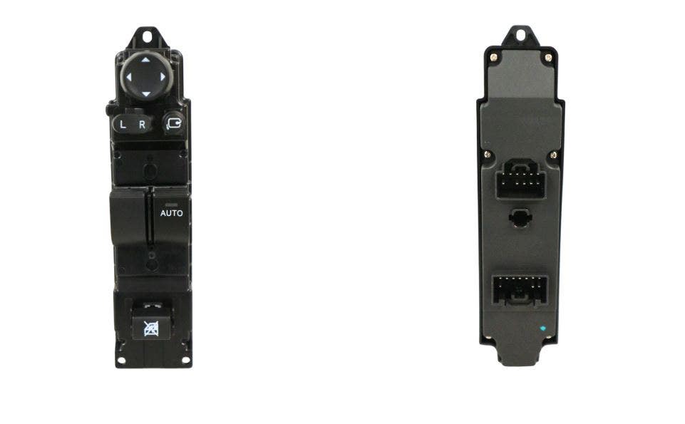 Window Switch (RHS, with Mirror Folding) Mazda 2 DE Front Master 2007 - 2014 MZ02 - WIS - 09R - Sterling Parts - Window Switches - Sterling Parts