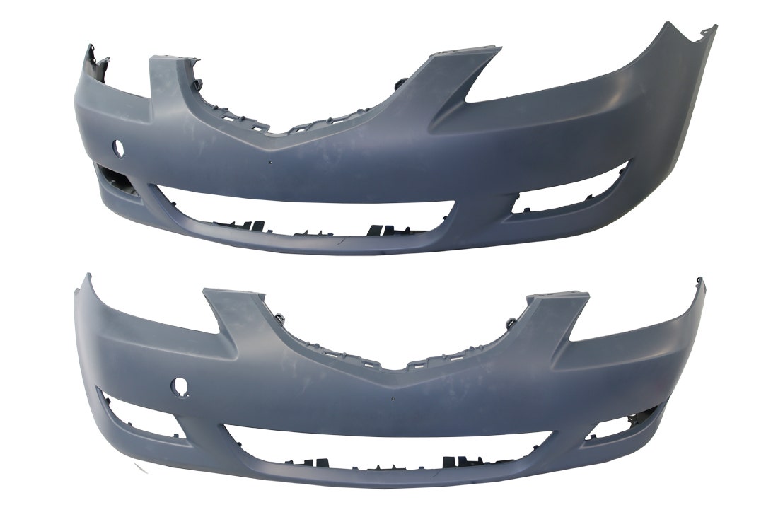Front Bumper Bar Cover (with Hole) Mazda 3 BK Sedan 2004 - 2006 MZ03 - BAR - 10F - Sterling Parts - Grilles & Bumper Parts - Sterling Parts