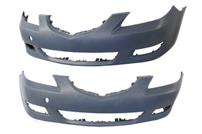 Front Bumper Bar Cover (with Hole) Mazda 3 BK Sedan 2004 - 2006 MZ03 - BAR - 10F - Sterling Parts - Grilles & Bumper Parts - Sterling Parts